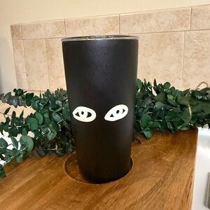 Clare V X MIIR TUMBLER Black With Cream Eyes NWT